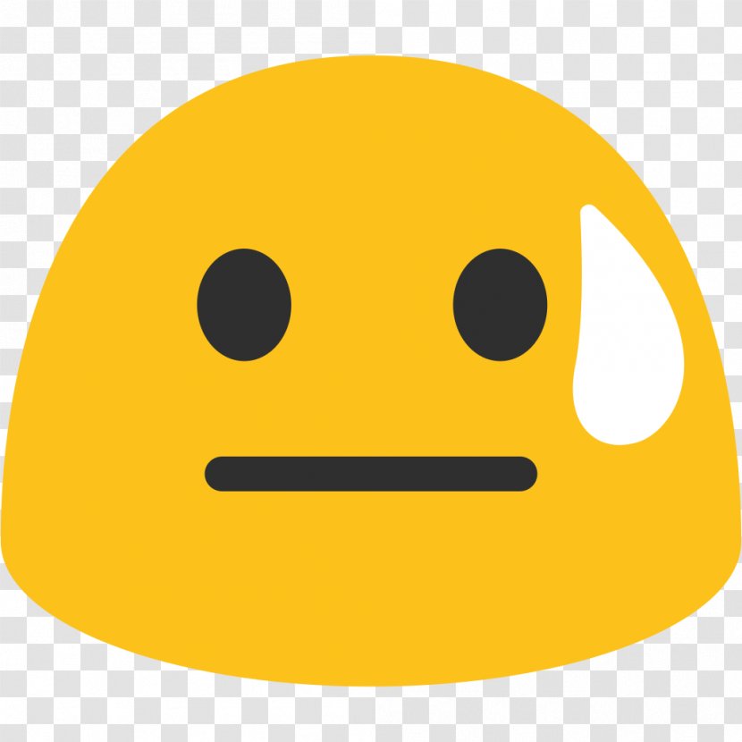 Emoji Perspiration Telegram Sticker Emoticon - Yellow - Face Transparent PNG