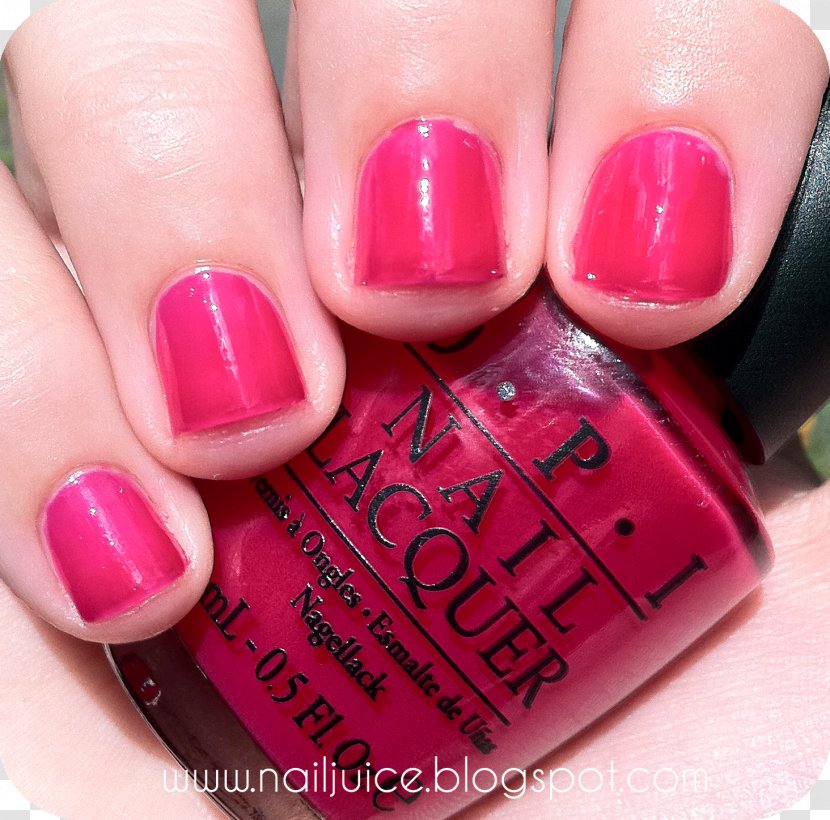 Nail Polish OPI Products Manicure Pink M - Opi Transparent PNG