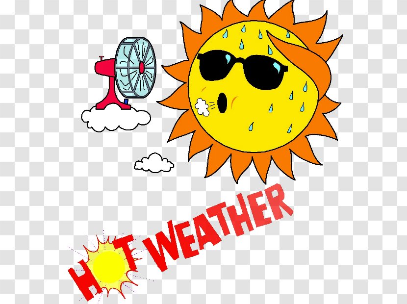 Weather Forecasting Heat Wave Temperature Clip Art - Leaf - Picture Of Hot Transparent PNG