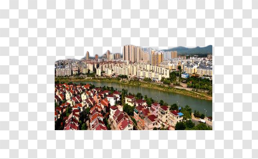 Wallpaper - Line Art - Ganzhou City Scene Transparent PNG