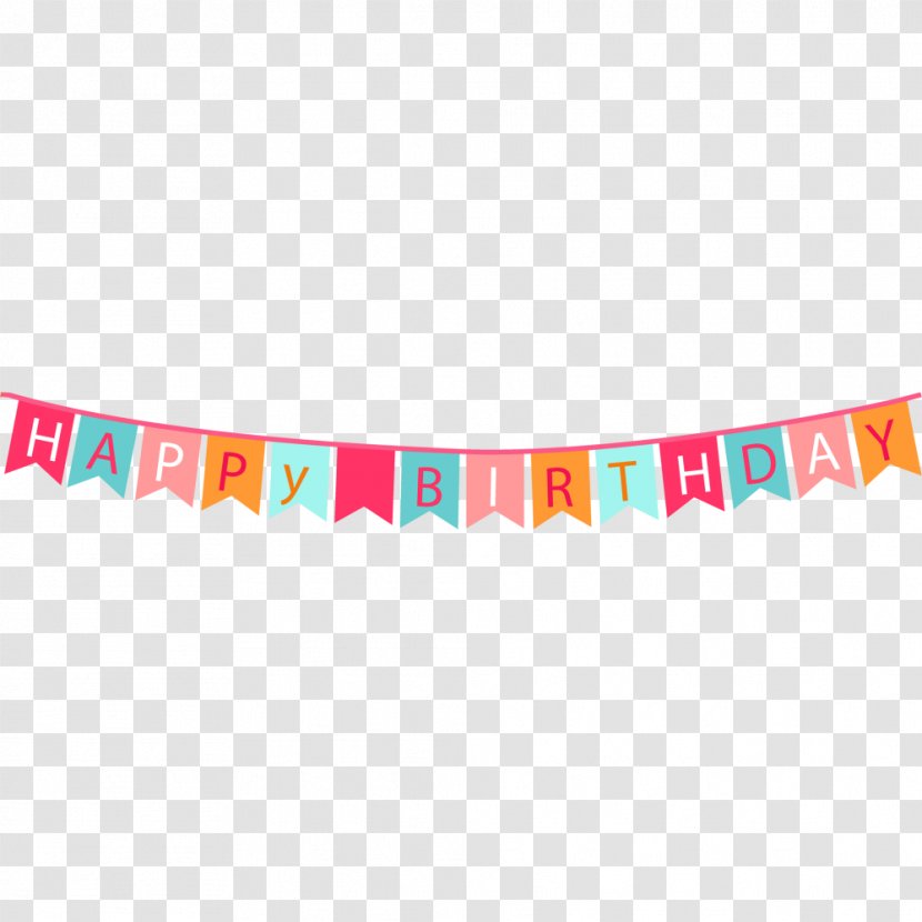 Birthday Icon - Text - Happy Small Banner Transparent PNG
