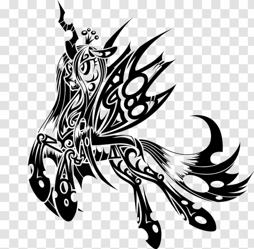 Line Art Tattoo Pony Rarity - Horse Like Mammal - Boho Arrow Transparent PNG