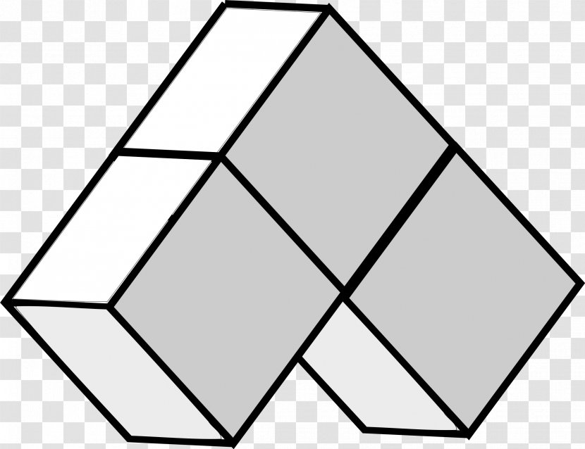 Triangle Area Rectangle Circle - Monochrome - Butte Cube Transparent PNG