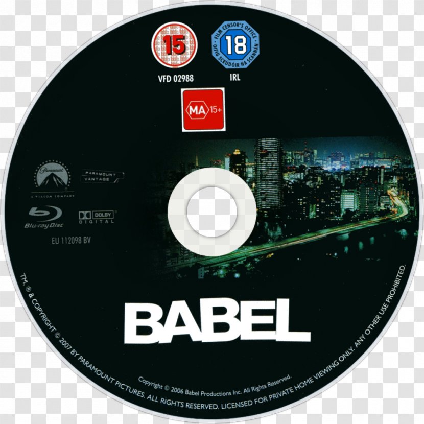 Compact Disc Blu-ray Film Poster - Dvd - Babel Transparent PNG