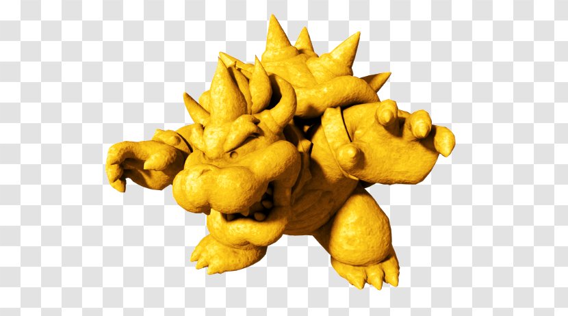 Bowser Super Mario 3D World Bros. Run Odyssey - Food - Golden Statue Transparent PNG