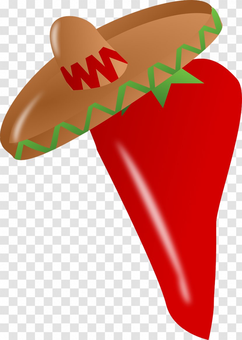 Mexican Cuisine Cinco De Mayo Clip Art - Drawing - Hat Pepper Transparent PNG