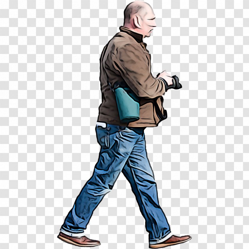 Person Cartoon - Rendering - Leather Trousers Transparent PNG