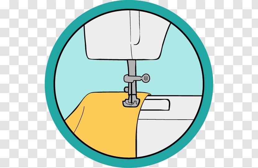 Sewing Machines Blanket Stitch Pattern - Yellow Transparent PNG
