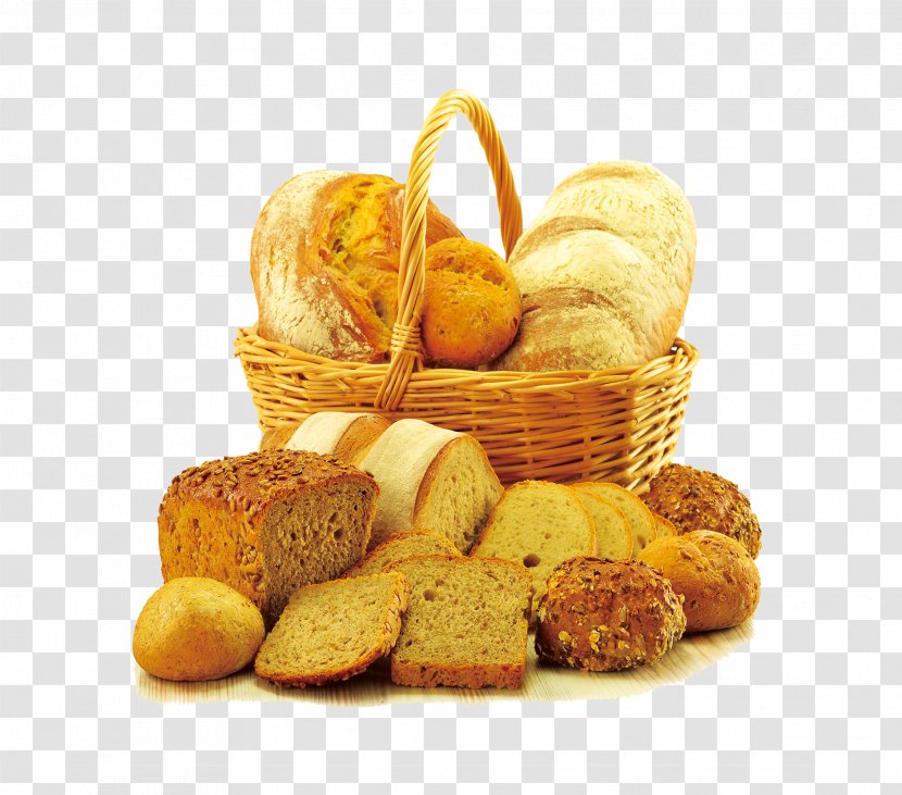 White Bread Bakery Muffin Small - Pastry - A Basket Of Transparent PNG