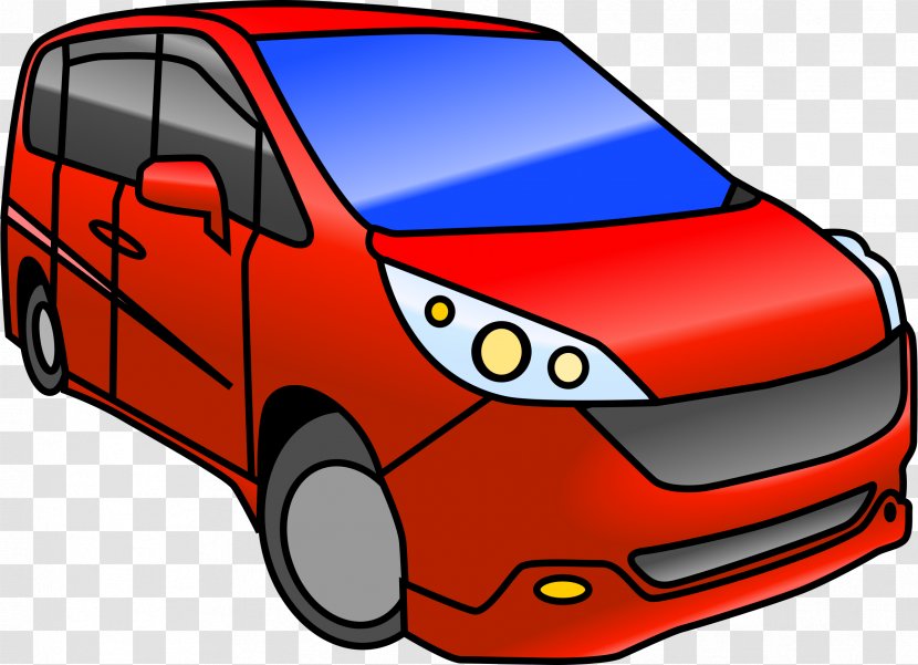 Minivan Car Clip Art - Motor Vehicle - Mini Van Cliparts Transparent PNG