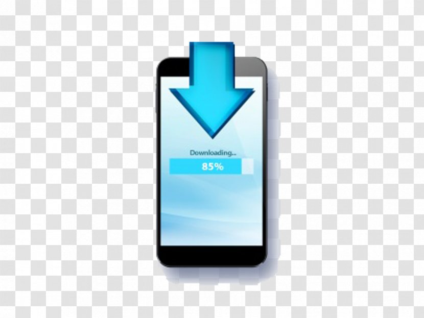 Mobile App Download Icon Design - World Wide Web - Arrow Phone Model Transparent PNG