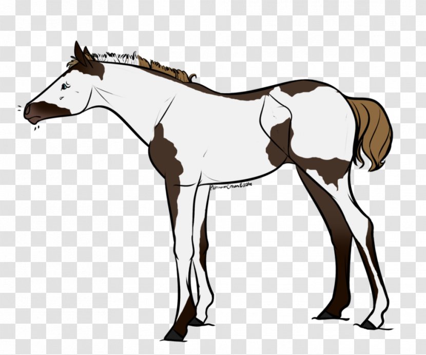 Foal Mustang Mare Mane Stallion - Flaxen Liver Chestnut Horse Transparent PNG