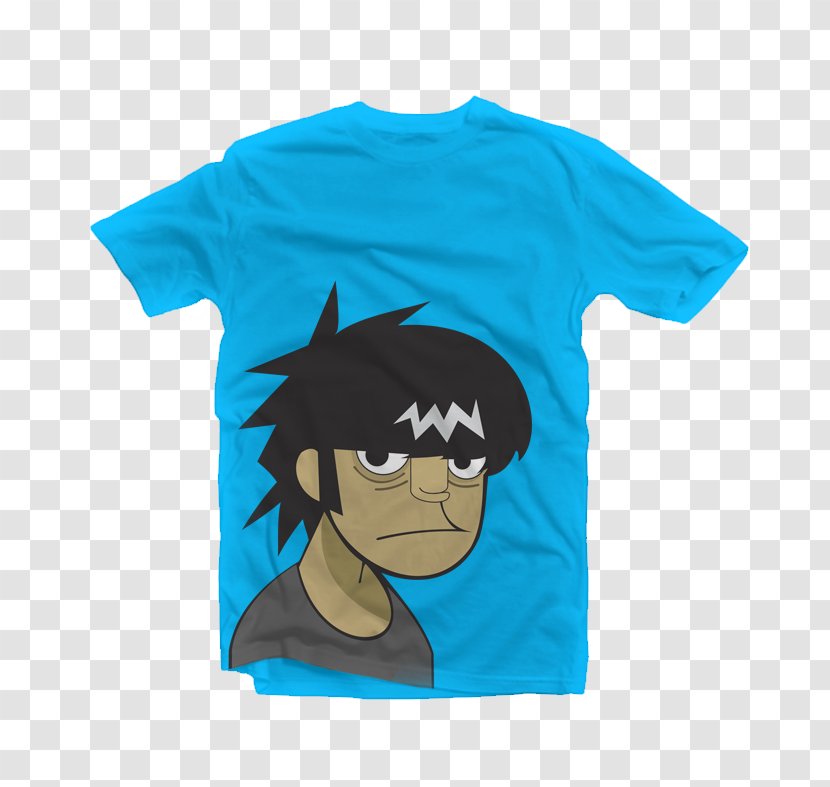 T-shirt Sleeve Cartoon - Blue Transparent PNG