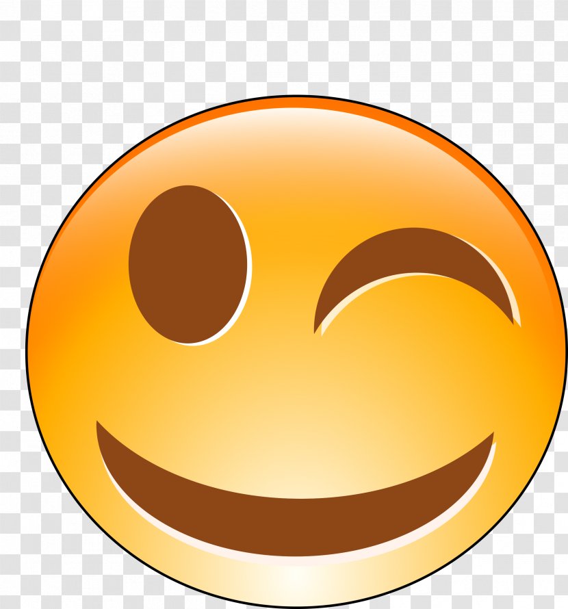Wink Blinking Eye Smiley Clip Art - Happiness Transparent PNG