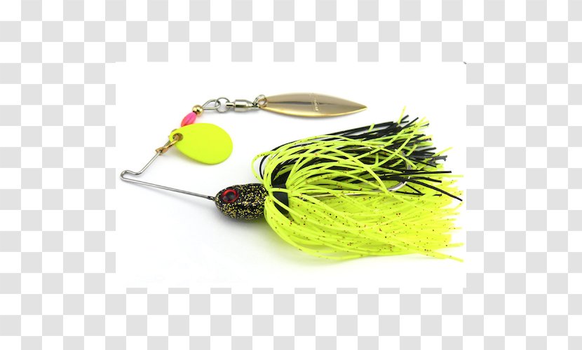 Spinnerbait - Yellow - Fishing Lure Transparent PNG