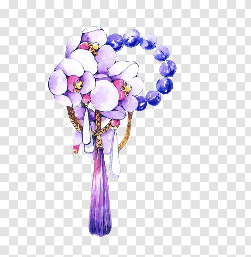 Floral Design - Flowering Plant - Purple Flowers Jewelry Transparent PNG