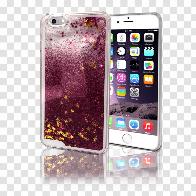 IPhone 6 Plus 6s Telephone 4G - Iphone - Pink Glitter Transparent PNG