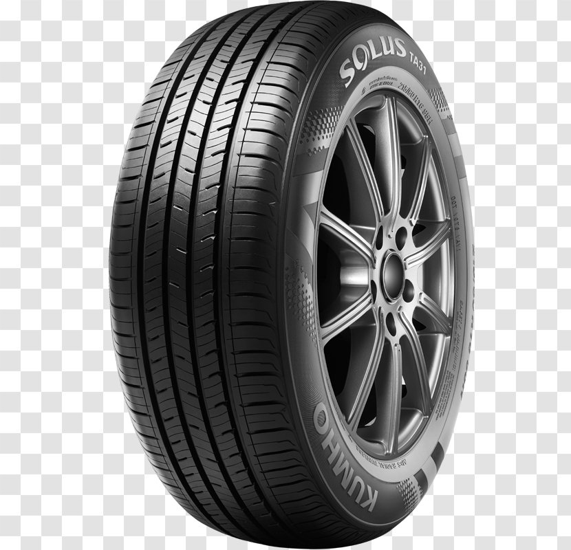 Car Motor Vehicle Tires Kumho Tire Solus TA71 TA31 - Formula One Tyres - Coast Of Tyre Transparent PNG