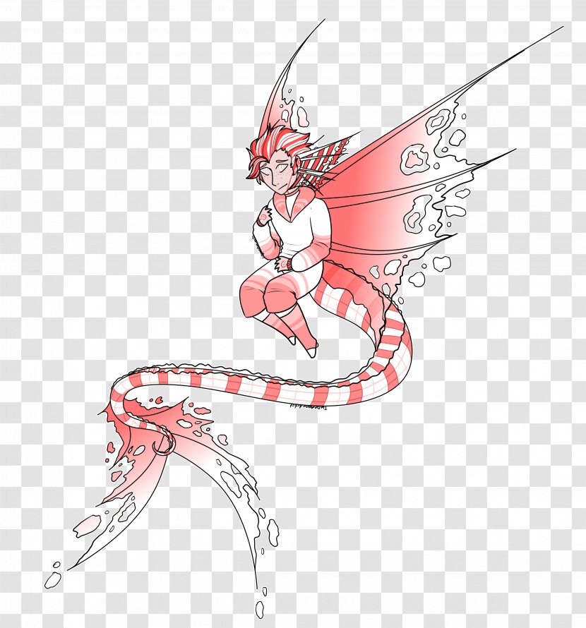 Illustration Line Art Fairy Drawing Graphics - Flower Transparent PNG