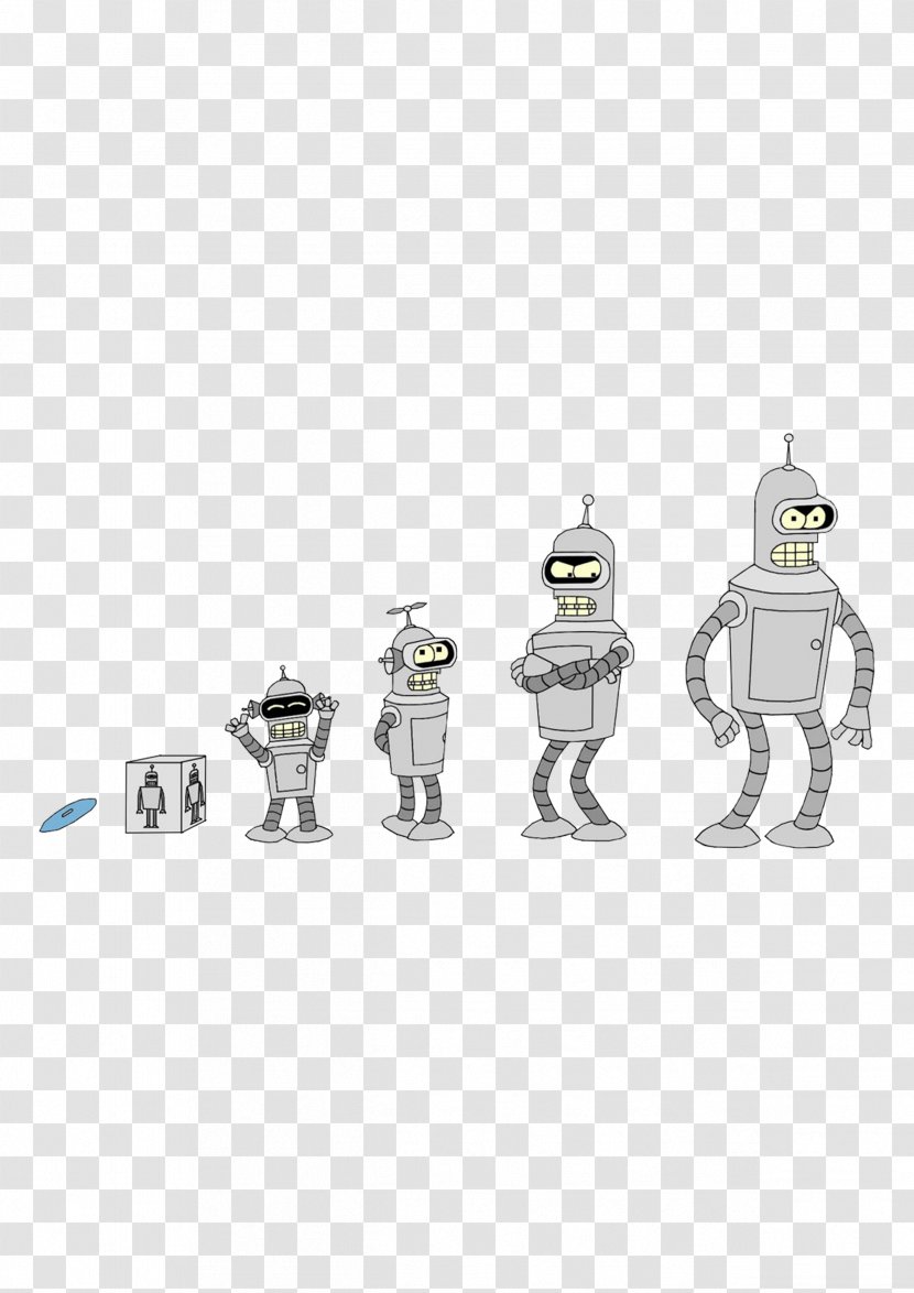 Bender Robot Evolution Desktop Wallpaper - Frame Transparent PNG