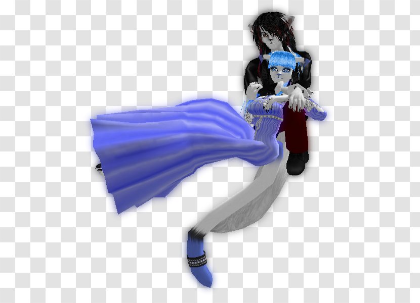 Figurine - Blue - Lonley Transparent PNG