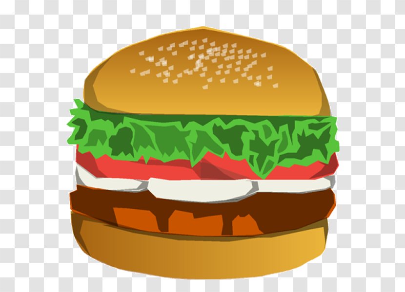 Hamburger Cheeseburger Whopper Veggie Burger French Fries - King Transparent PNG