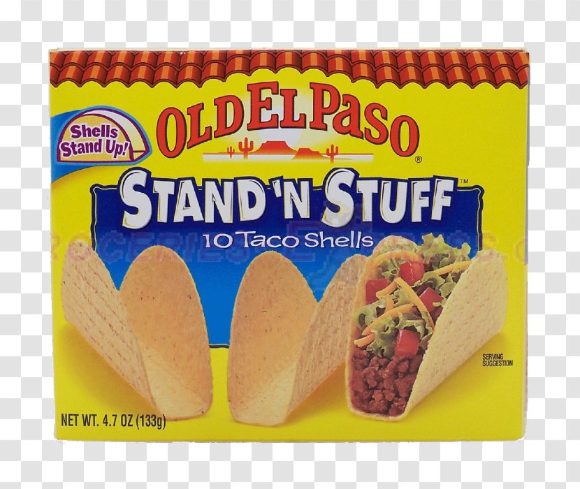 Taco American Cuisine Old El Paso Flavor Food - Sprinkle Chicken Transparent PNG