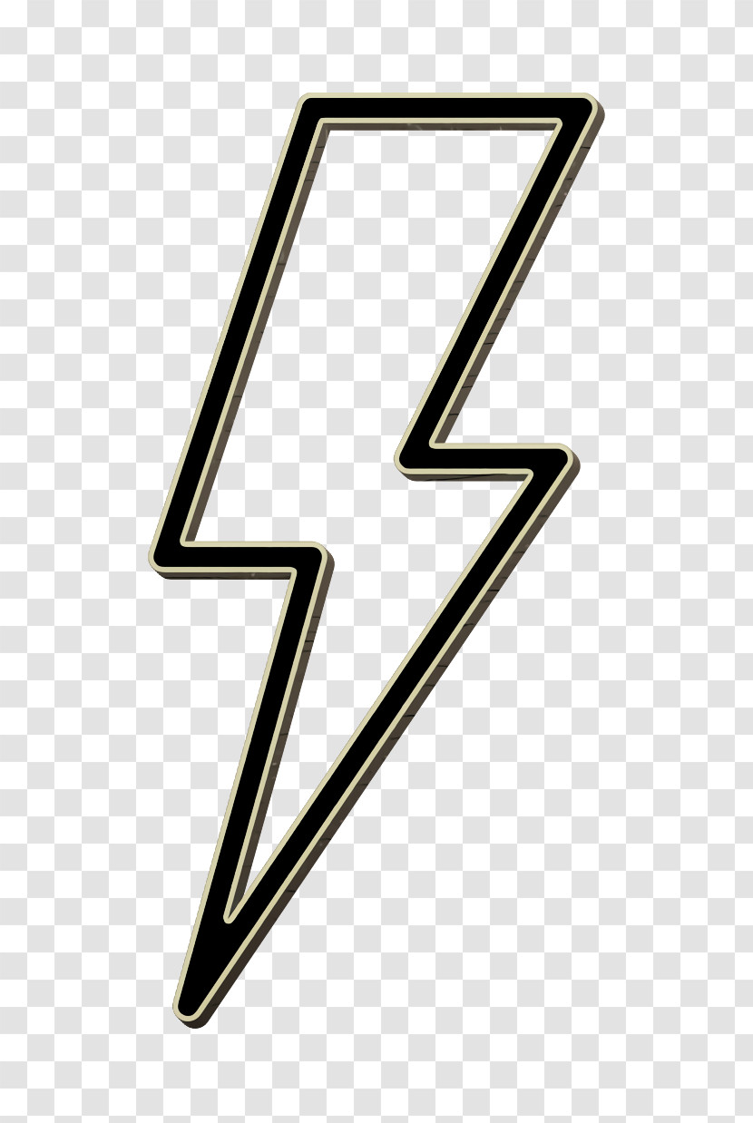 Thunder Icon Flash Symbol Icon Beautiful Camera Icon Transparent PNG