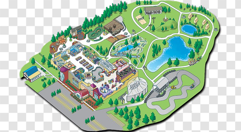 Paradise Park Amusement Urban Design Map - Kansas City - Fun Transparent PNG