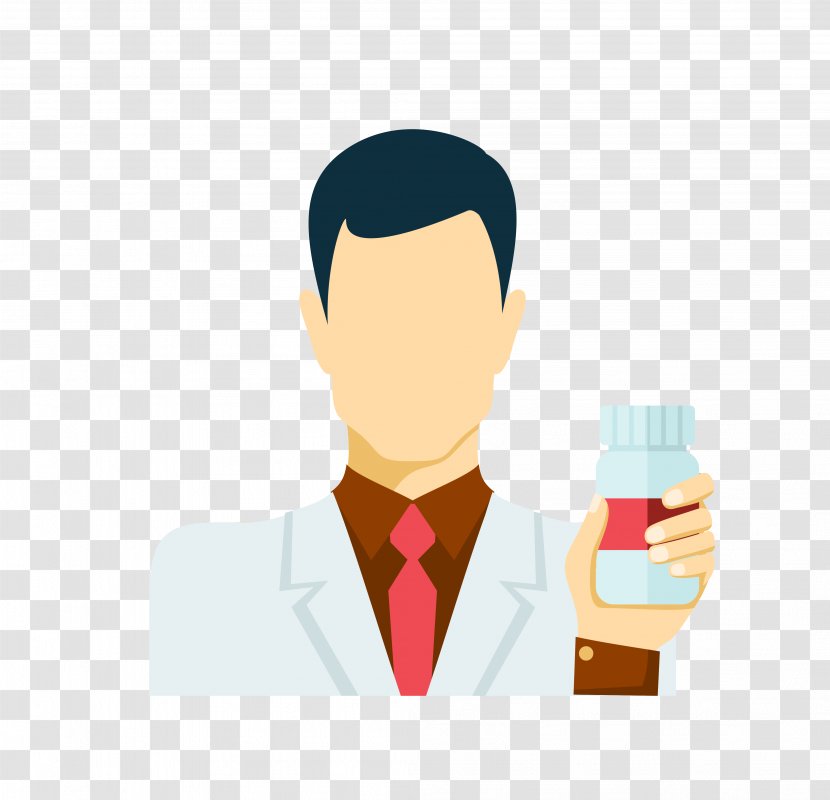 Physician Pharmacist Icon - Vector Male Doctor Material Transparent PNG