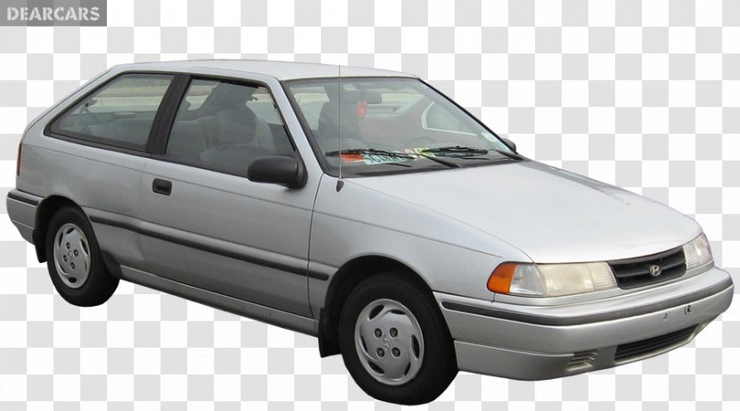1994 Hyundai Excel Accent Car Pony - 1993 Transparent PNG
