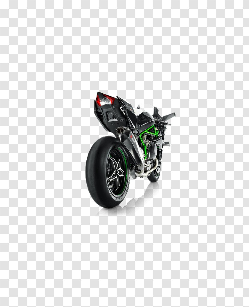 Kawasaki Ninja H2 Exhaust System Tire Car Motorcycle Transparent PNG