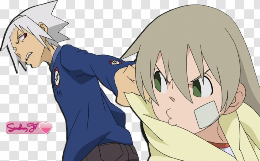 Maka Albarn Soul Eater Evans Death The Kid Crona - Silhouette Transparent PNG