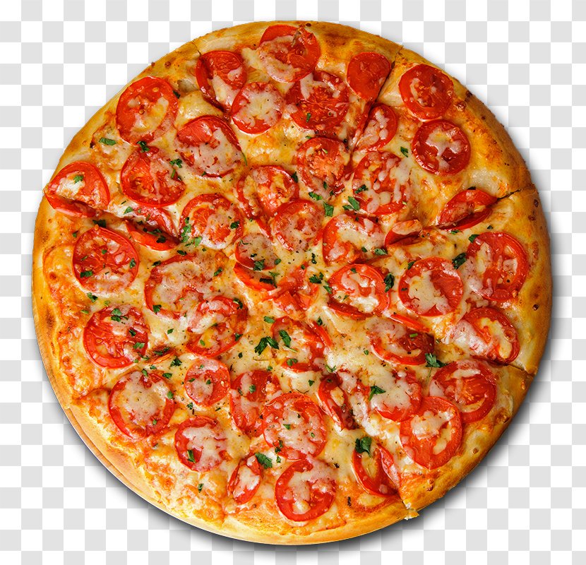 Pizza Margherita Italian Cuisine Sushi Sicilian - Delivery Transparent PNG