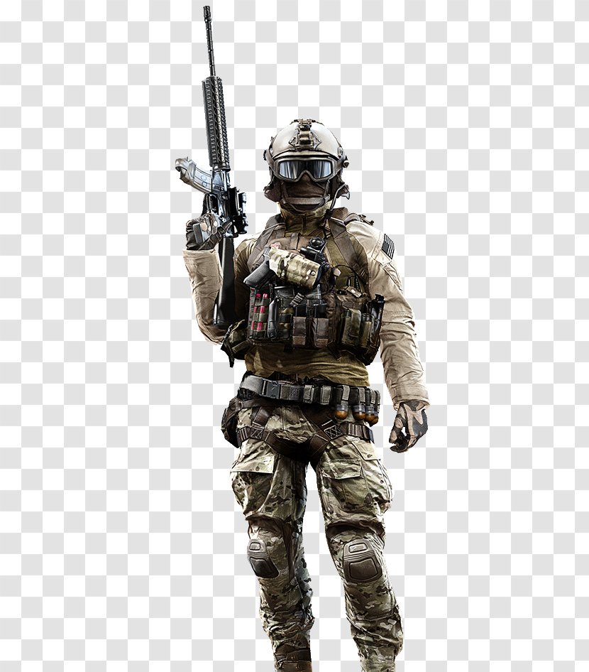 Battlefield 4 United States Soldier Military Army Transparent PNG