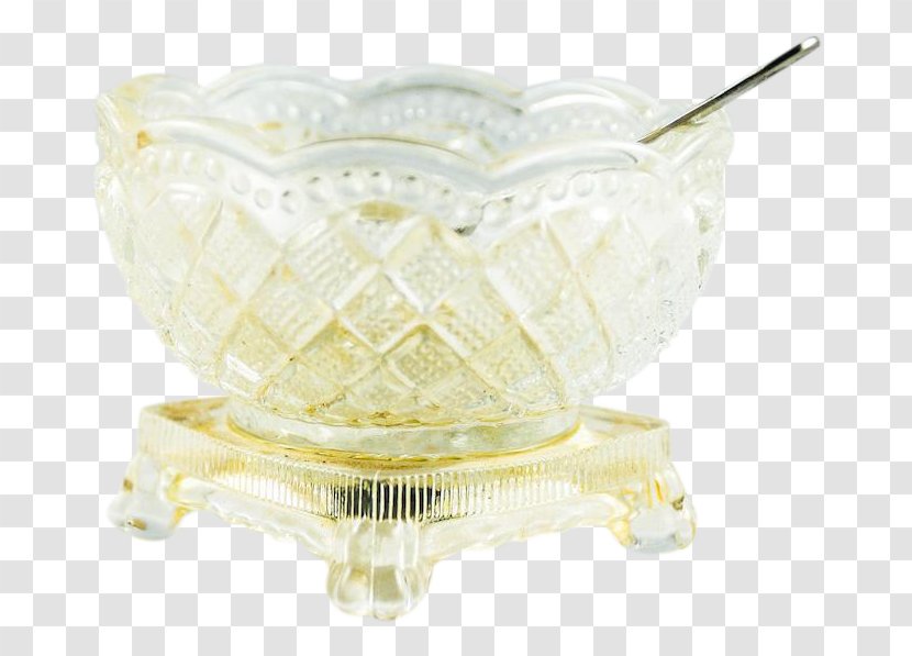 Salt Cellar And Pepper Shakers Glass Chairish - Dishware Transparent PNG