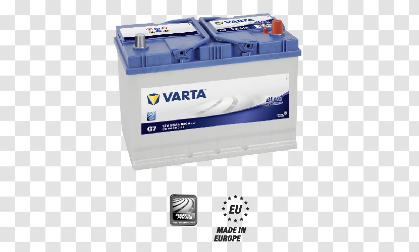 Automotive Battery Electric VARTA Car Ampere Hour Transparent PNG