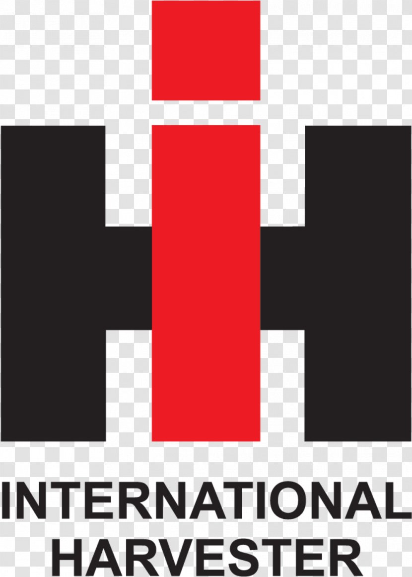 International Harvester Logo Case IH Decal Tractor - Text Transparent PNG
