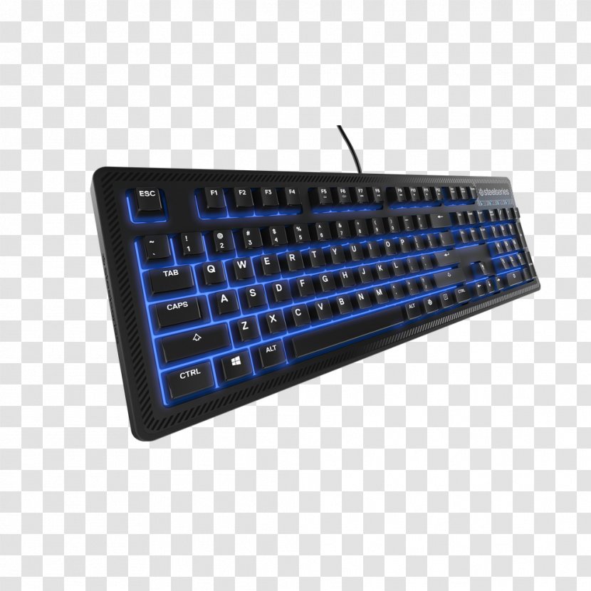 Computer Keyboard Backlight Gaming Keypad Electrical Switches SteelSeries - Space Bar Transparent PNG