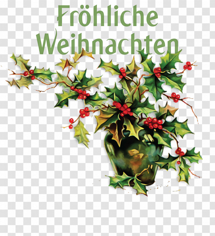 Frohliche Weihnachten Merry Christmas Transparent PNG