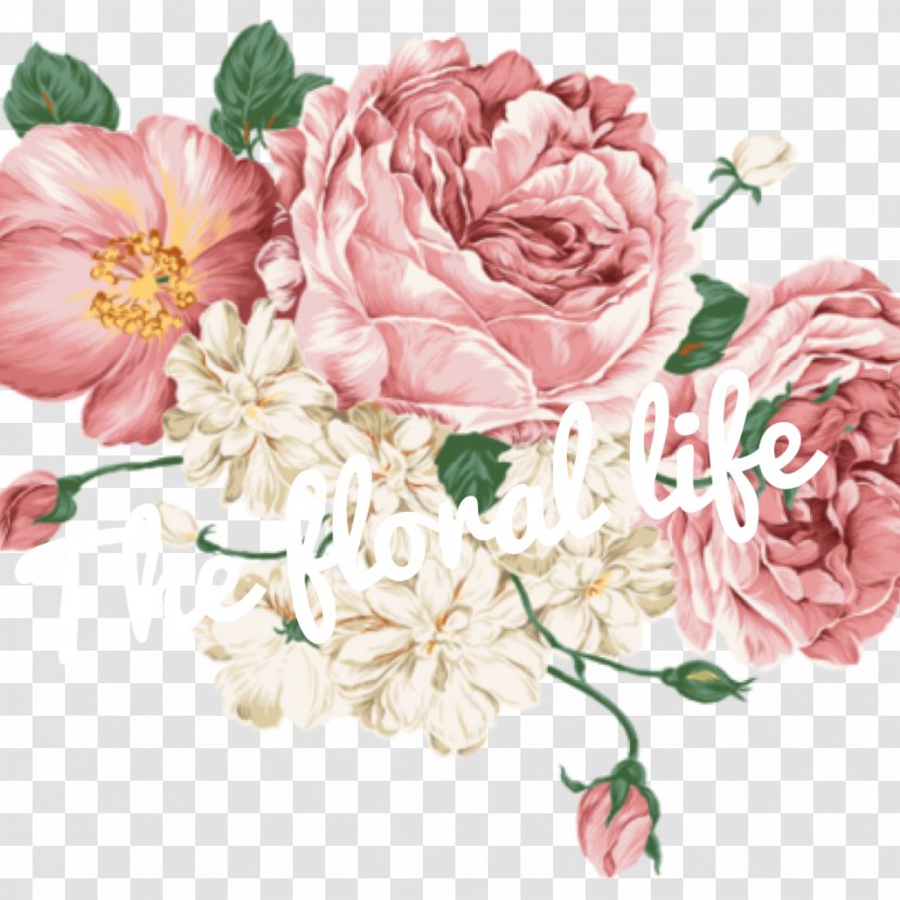 Floral Design Drawing Pink Flowers Watercolor Painting - Flower Transparent PNG