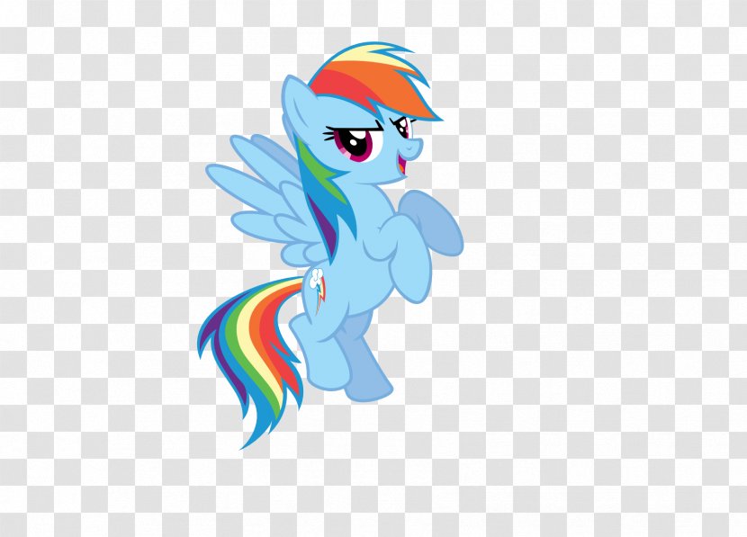 Rainbow Dash My Little Pony Art Horse - Mythical Creature Transparent PNG