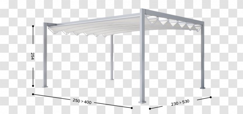 Pergola Sonnenschutz Stainless Steel Aluminium - Edelstaal - White Transparent PNG