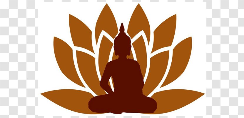 Sacred Lotus Stencil Clip Art Image - Position - Buddhist Transparent PNG