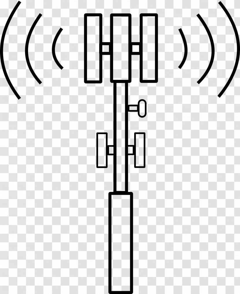 Cell Site Telecommunications Tower Antenna Clip Art - Frame - Transparent Transparent PNG