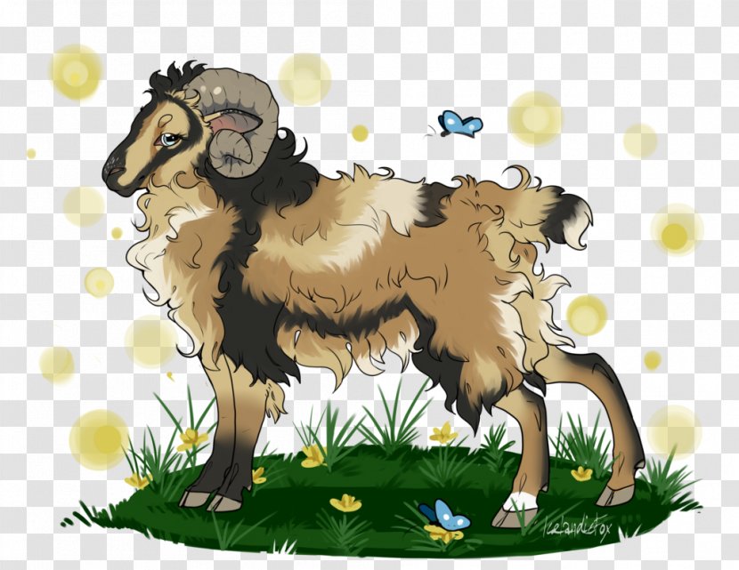 Sheep Argali Horse Goat Fauna - Animated Cartoon Transparent PNG