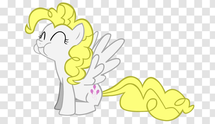 Pinkie Pie Pony Horse Twilight Sparkle Yellow - Silhouette - Mlp Surprise Wonderbolt Transparent PNG
