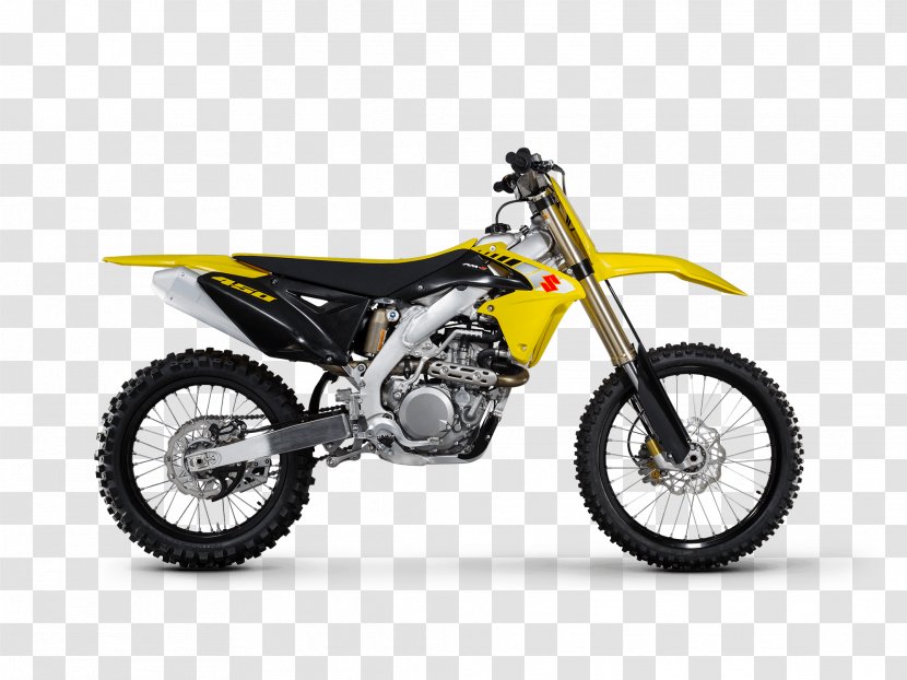 Suzuki RM-Z 450 Motorcycle RM Series GSX - Rm - Motocross Transparent PNG