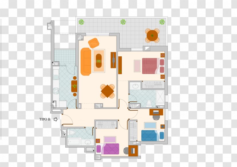 Floor Plan Property Schematic - Albatross Transparent PNG