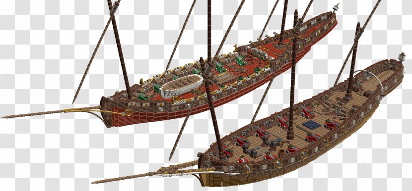 Xebec Ship Galley Watercraft Lego Digital Designer - Seakeeping - Pirate Transparent PNG